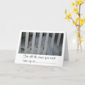 父おもしろいの日札 カード (黄色い花)