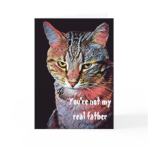 父おもしろいの日裁き猫カード