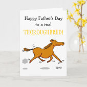 父おもしろいの日記特に4馬好き カード (黄色い花)