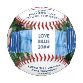 父おもしろいの日2写真モムが絶え間なく最高のキャッチする 野球ボール (正面)