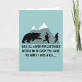 父おもしろいの日 カード (正面)