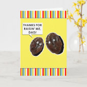 父おもしろいの日 カード (黄色い花)