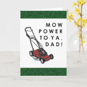 父おもしろいの日 カード (黄色い花)