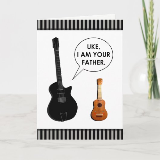 父おもしろいの日 カード (正面)