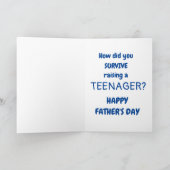 『父おもしろいの日』 カード (内部)