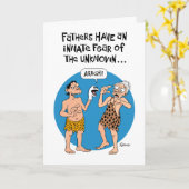 父おもしろいの日 カード (黄色い花)