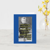 父おもしろいの日 カード (黄色い花)