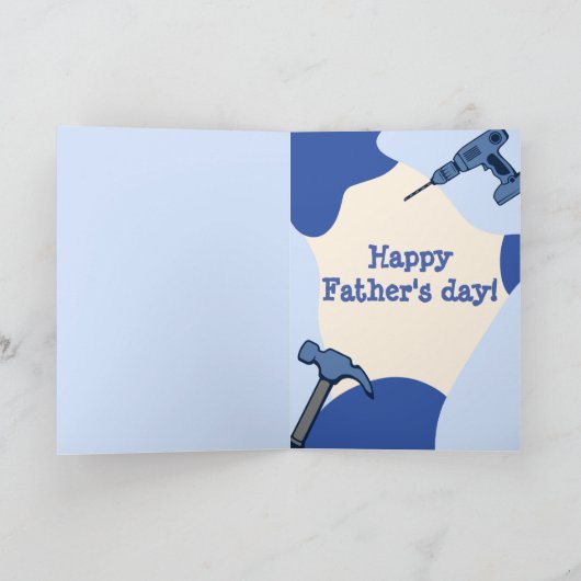 父おもしろいの日 カード (内部)