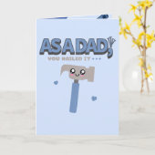 父おもしろいの日 カード (黄色い花)