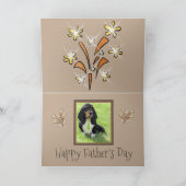 『父おもしろいの日』カードBasset Hound Puppy カード (内部)