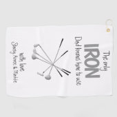 父おもしろいの日 ゴルフタオル (横)