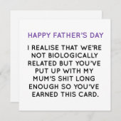 父おもしろいの日 シーズンカード (正面/裏面)