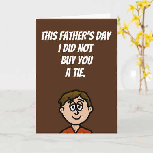 父おもしろいの日COVID-19グリーティングカード カード (黄色い花)