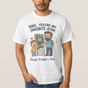 父おもしろいの日Tシャツ Tシャツ
