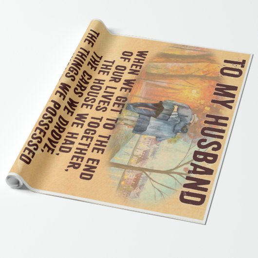 父おもしろいの贈り物 |の家族へのプレゼント ラッピングペーパー (アンロールド)