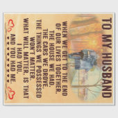 父おもしろいの贈り物 |の家族へのプレゼント ラッピングペーパー (フラット)