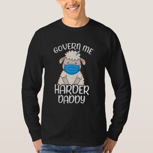 父おもしろいは私をより厳しく父に支配 Tシャツ (正面)