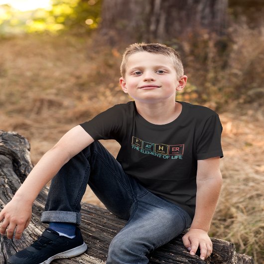 父おもしろい周期表パパ Tシャツ