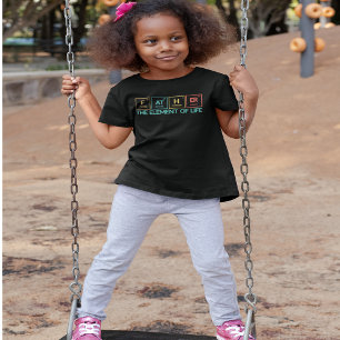 父おもしろい周期表パパ Tシャツ