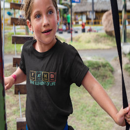 父おもしろい周期表パパ Tシャツ