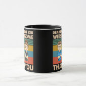 父おもしろい日の親愛パパ素晴らしの仕事私たちは素晴らし マグカップ (中央)