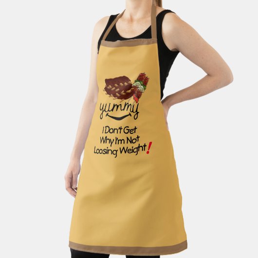 父おもしろい日減量ベーカーのエプロン エプロン (インサイチュ)