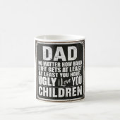 父おもしろい父の日の贈り物パパとおじいちゃん コーヒーマグカップ (中央)