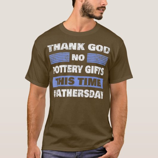 父おもしろい父の日パパ父ダディーパパ陶器 Tシャツ (正面)