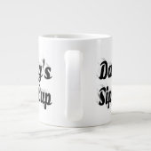 父おもしろい父の日 ジャンボコーヒーマグカップ (裏面)