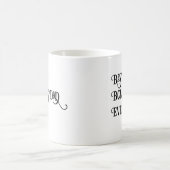 父おもしろい祭最高ののボーナスパパ コーヒーマグカップ (中央)