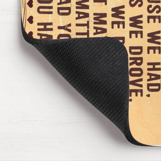 父おもしろい贈 |ご家族へのお知らせ マウスパッド (コーナー)