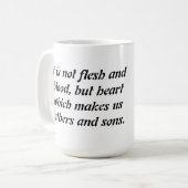 父および息子の反射のコーヒー・マグ コーヒーマグカップ (正面左)