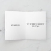 父および息子 カード (内部)