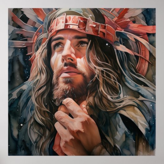 父からの命令を求めるイエス ポスター (正面)