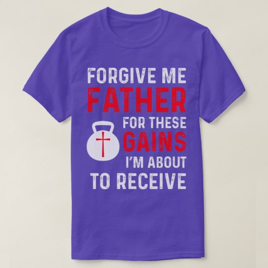 父がクリスチャン重量引き上げgを得るのを許す tシャツ (デザイン正面)