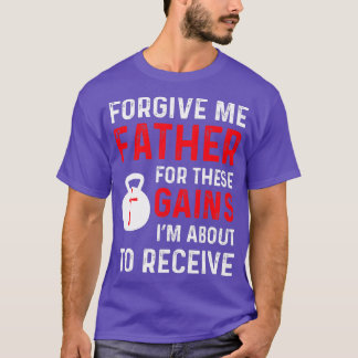 父がクリスチャン重量引き上げgを得るのを許す tシャツ