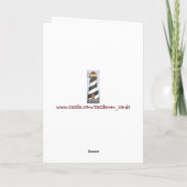 父が誘導灯 – グリーティングカード (裏面)