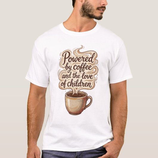 父さんのコーヒーTシャツ Tシャツ (正面)