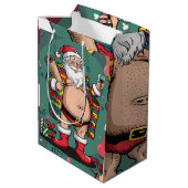 父すてきのクリスマス ミディアムペーパーバッグ (裏面アングル)