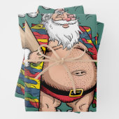 父すてきのクリスマス ラッピングペーパーシート (インサイチュ)