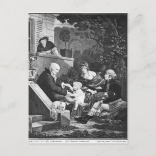 父であることの喜び， c.1797 ポストカード