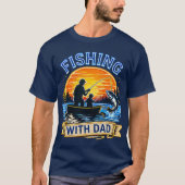 父との釣り - 最高の父の日ギフト Tシャツ (正面)