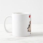 父とベビー コーヒーマグカップ (左)