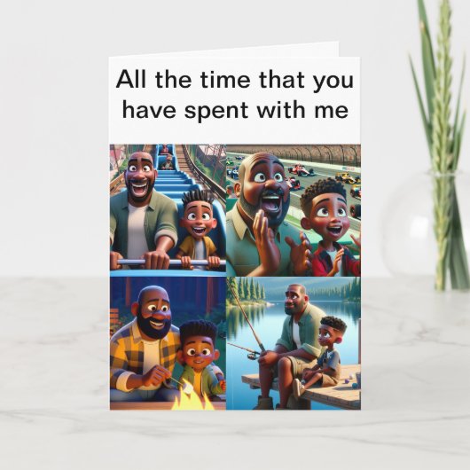 父と友人 シーズンカード (正面)