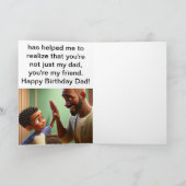 父と友人 シーズンカード (内部)