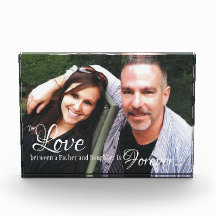 父と娘のフォトブロック