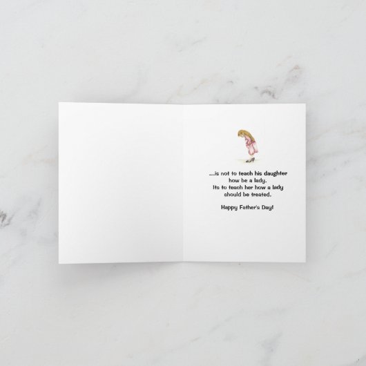 父と娘の人間関係 カード (内部)