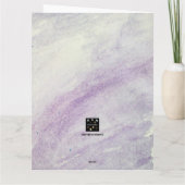 父と娘の座るカード カード (裏面)