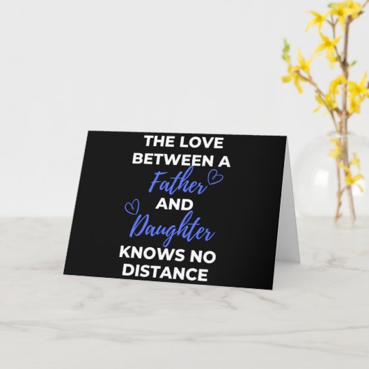 父と娘の愛 カード (黄色い花)