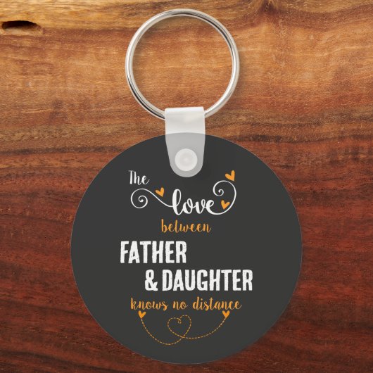 父と娘の愛 キーホルダー (正面)